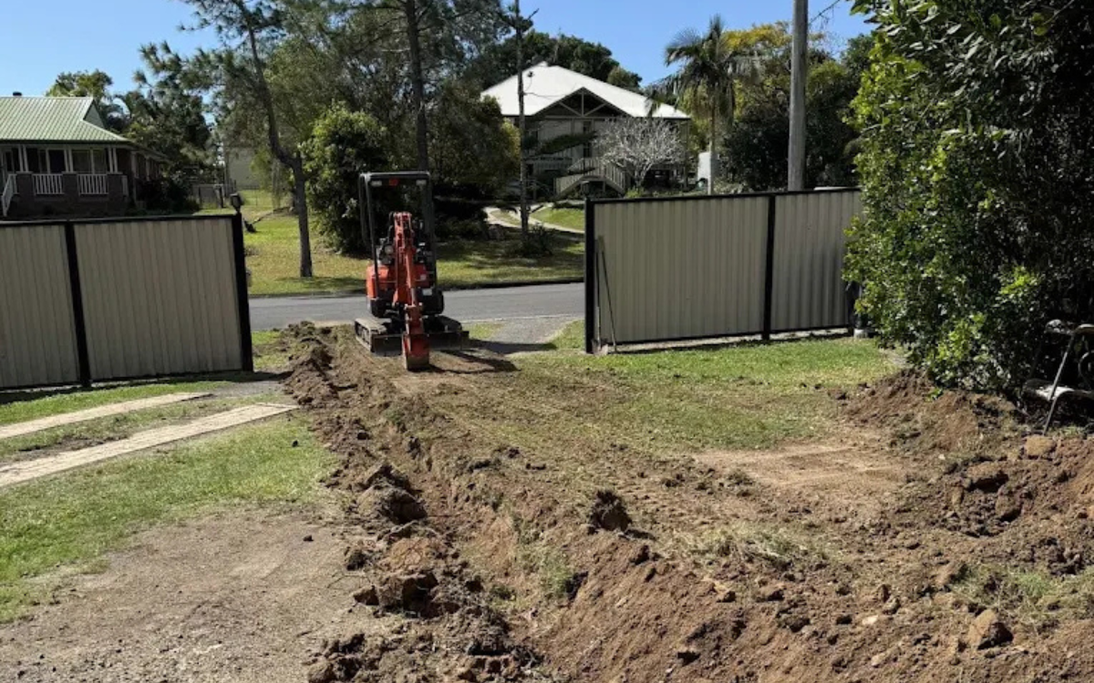 excavation for driveways & pathways