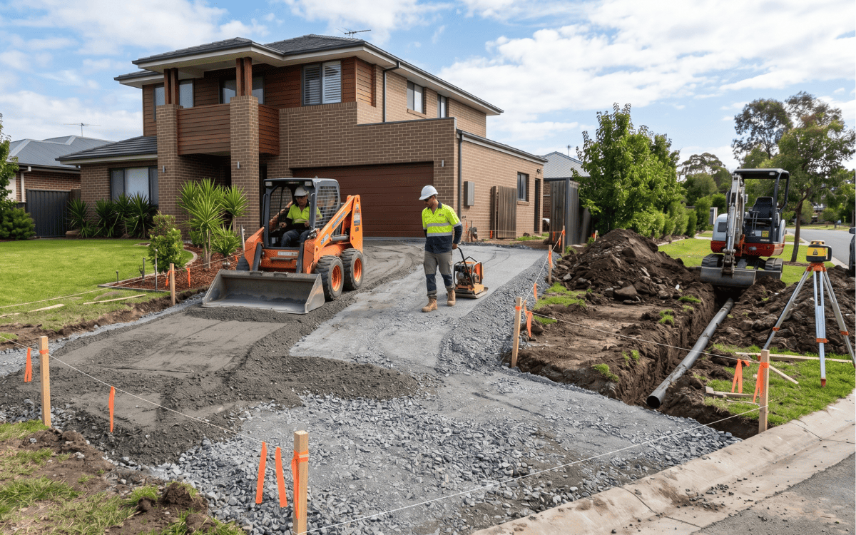 Driveway Site Preparation